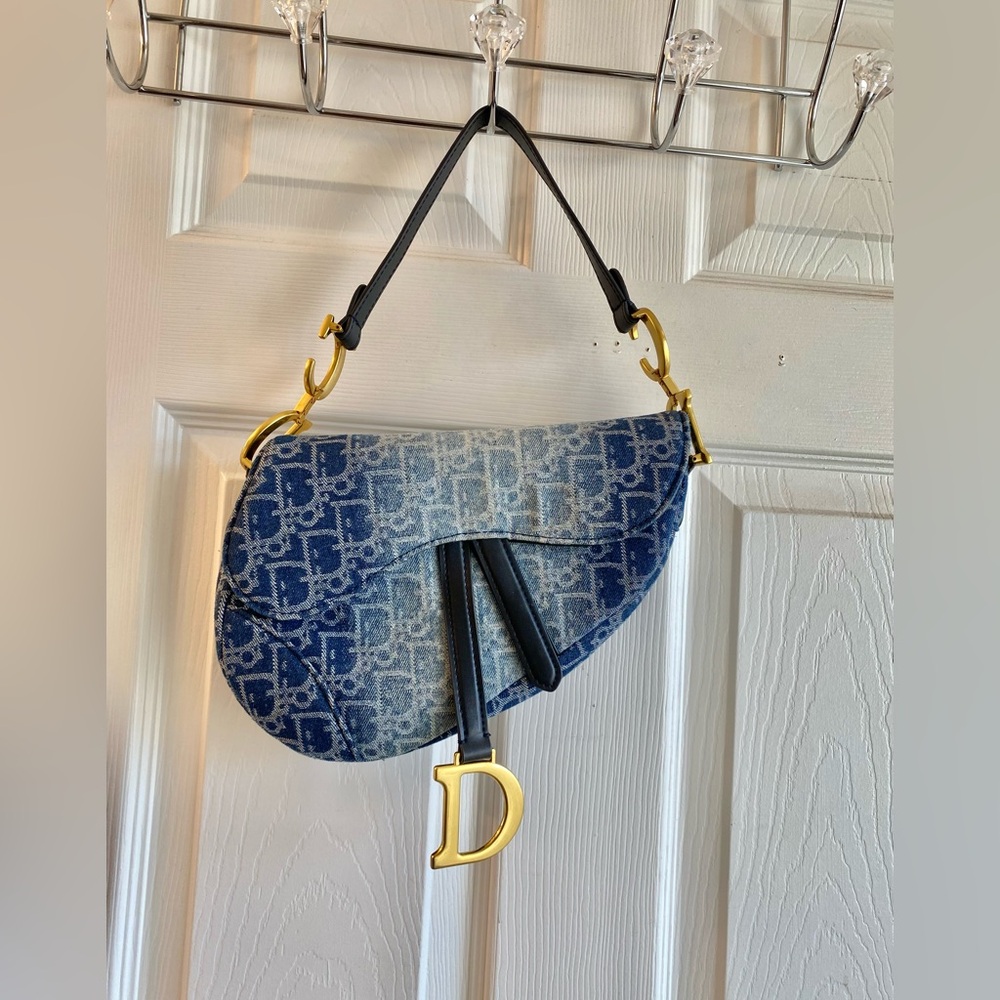 DIOR Saddle bag, Authentic Christian Dior Saddle Bag with serial number - Picture 2 of 12